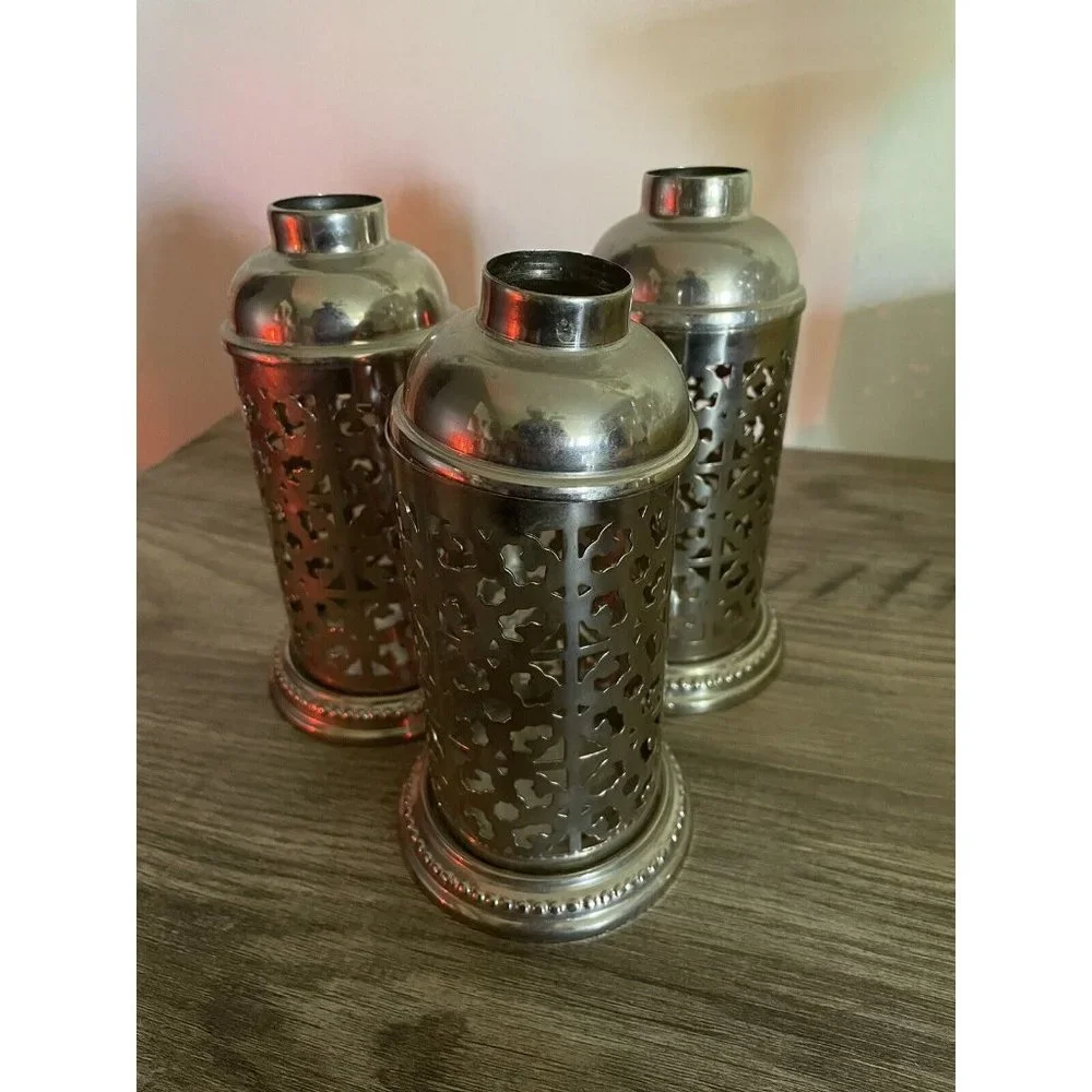 Set of 3Pier 1 Metal Diffusers #233